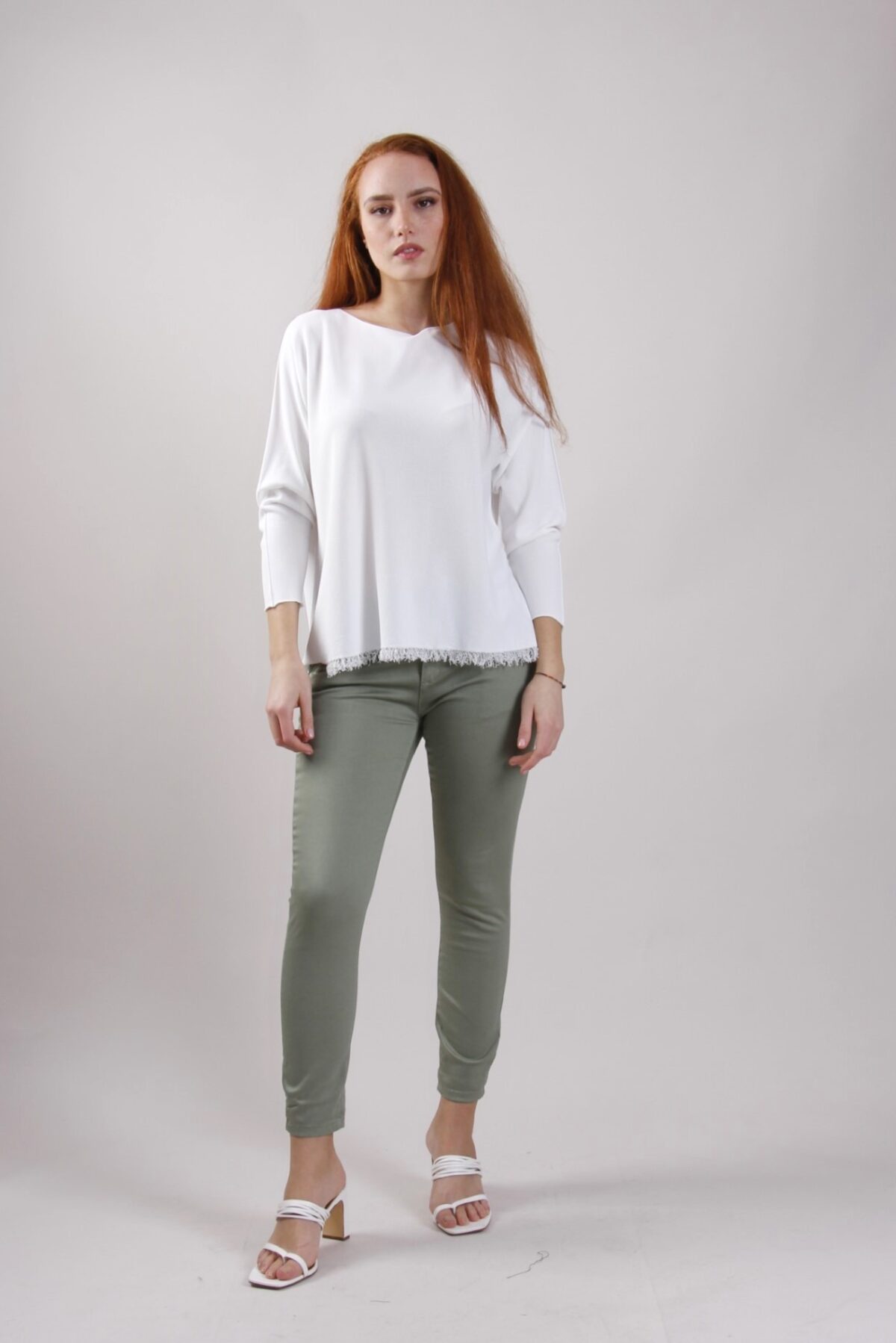 PANTALONI A SIGARETTA IN TESSUTO - Image 4