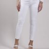 PANTALONI A SIGARETTA IN TESSUTO - Bianco, L
