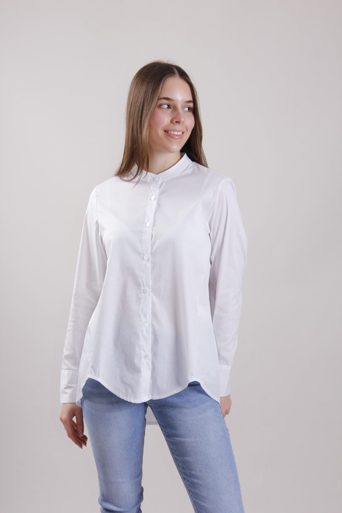 CAMICIA CLASSICA CON COLLETTO COREANA
