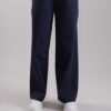 PANTALONE A PALAZZO CON ELASTICO IN VITA - Blu, TU