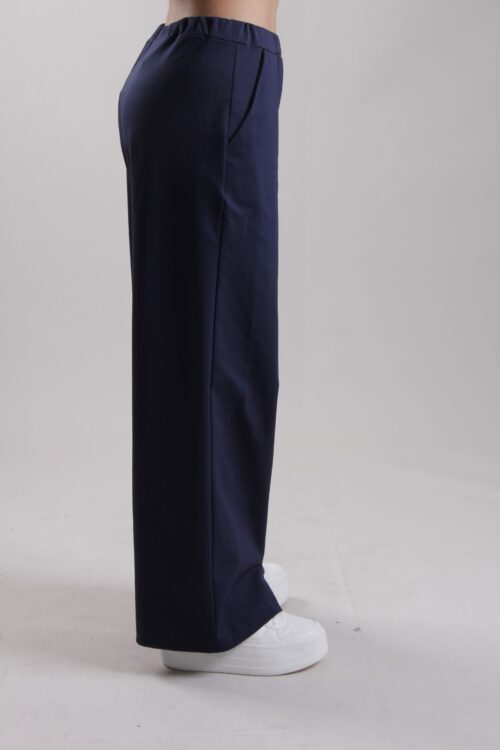 Alternative view of PANTALONE A PALAZZO CON ELASTICO IN VITA