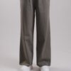 PANTALONE A PALAZZO CON ELASTICO IN VITA - Verde militare, TU