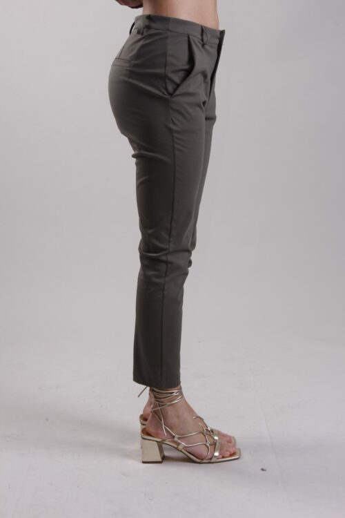 Alternative view of PANTALONE A SIGARETTA IN COTONE