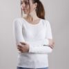 MAGLIA A COSTINE CON BOTTONCINI ALLE MANICHE - Cream, TU