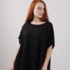 MAGLIA A COSTINE CON SPACCHI LATERALI - Black, TU