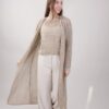 CARDIGAN TRAFORATO IN LUREX - Beige, TU