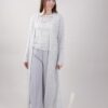 CARDIGAN TRAFORATO IN LUREX - Bianco, TU