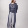 CARDIGAN TRAFORATO IN LUREX - Blu, TU