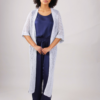 CARDIGAN TRAFORATO A MANICHE CORTE IN LUREX - Perla, TU