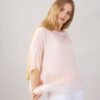 MAGLIA MANICHE A PIPISTRELLO IN MISTO SETA - Rose, TU