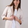 CARDIGAN PUNTO MILANO - Gesso, M