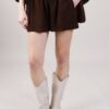 SHORTS IN MISTO LINO - Moro, M