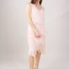 ABITO SMANICATO A BALZE IN MISTO SETA - Rose, M
