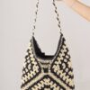 BORSA IN PAGLIA - Black, TU