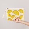 POCHETTE FANTASIA LIMONI - Yellow, TU