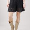 SHORTS IN PIZZO - Nero, TU