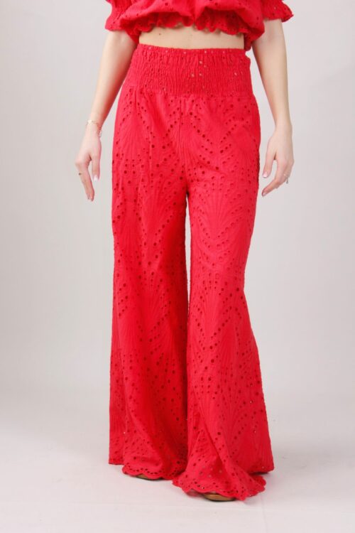 Alternative view of PANTALONI IN SANGALLO