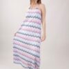ABITO CON SCOLLO ALL’AMERICANA FANTASIA ZIG-ZAG - Rose, TU