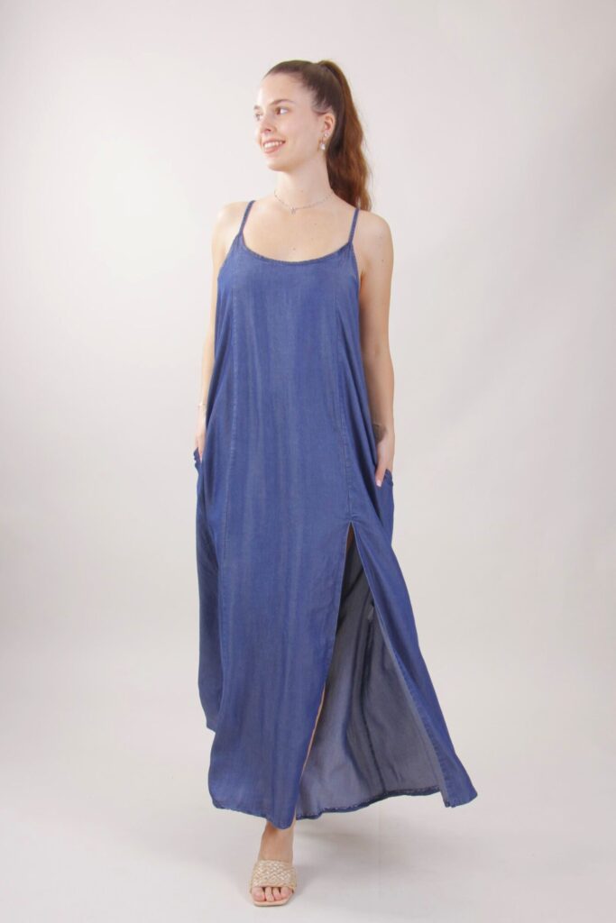 ABITO LUNGO IN LYOCELL 