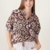CAMICIA A MEZZE MANICHE IN COTONE FANTASIA - Moro, TU