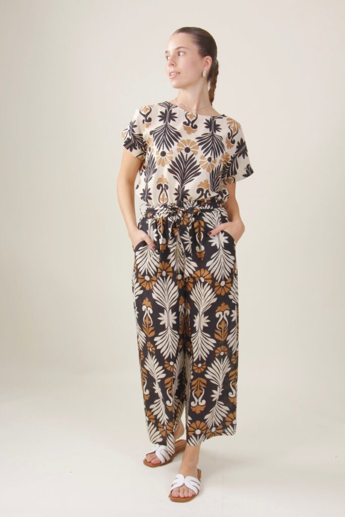 PANTALONI IN COTONE FANTASIA 