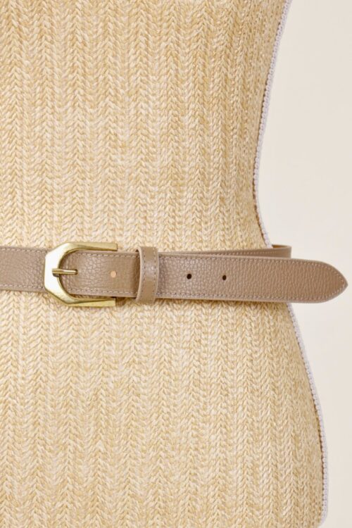 CINTURA CON FIBBIA SQUADRATA