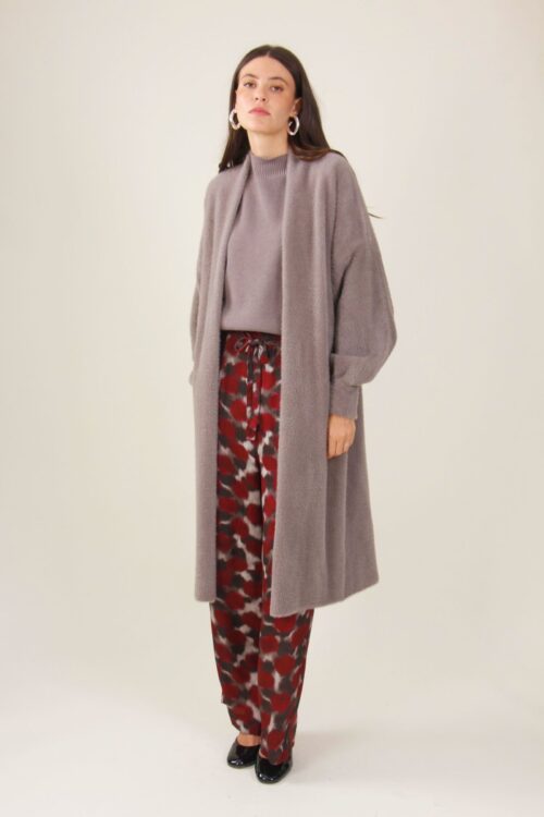 Alternative view of PANTALONI A PALAZZO IN VISCOSA FANTASIA A MACCHIE