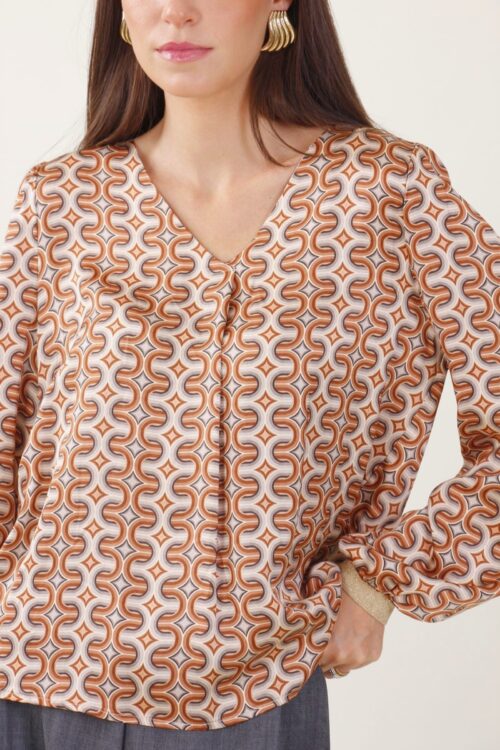 Alternative view of BLUSA FANTASIA EFFETTO RASO