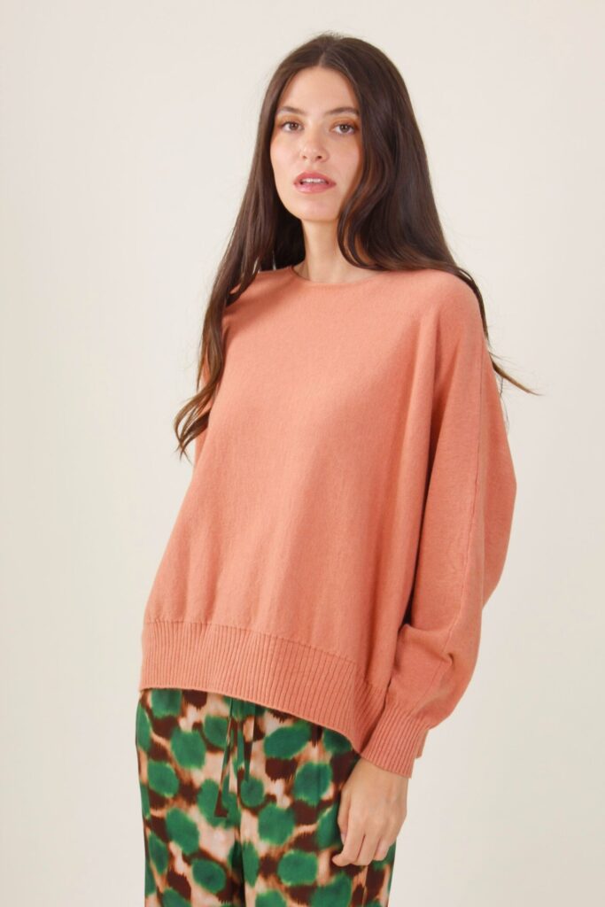 MAGLIA SCOLLO ROTONDO - Canela, TU 