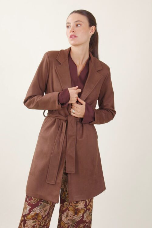 CAPPOTTINO IN ECOCAMOSCIO