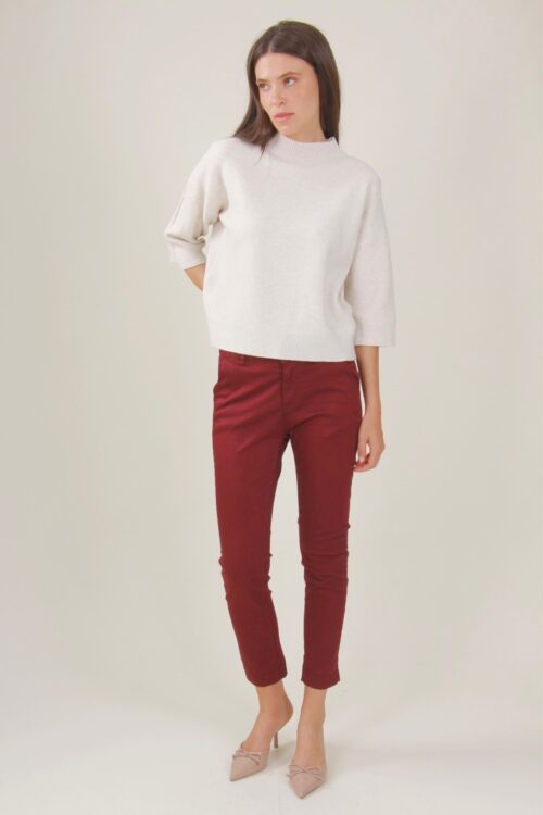 Alternative view of PANTALONI A SIGARETTA CON TASCHE ALLA FRANCESE