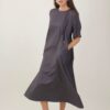 ABITO PUNTO MILANO MIDI CON MANICA A 3/4 - Antracite, TU