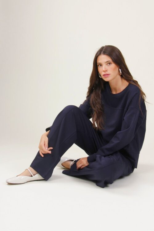 PANTALONE WIDE LEG PUNTO MILANO