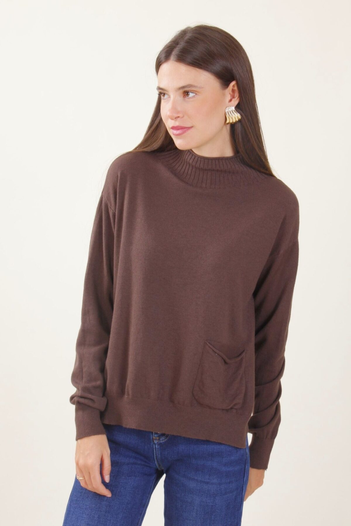 MAGLIA CON TASCHINA LATERALE