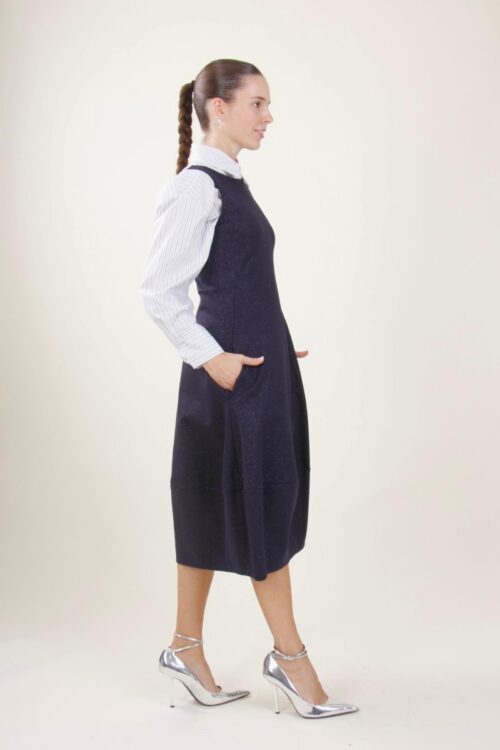 Alternative view of ABITO SENZA MANICHE TESSUTO GLITTERATO