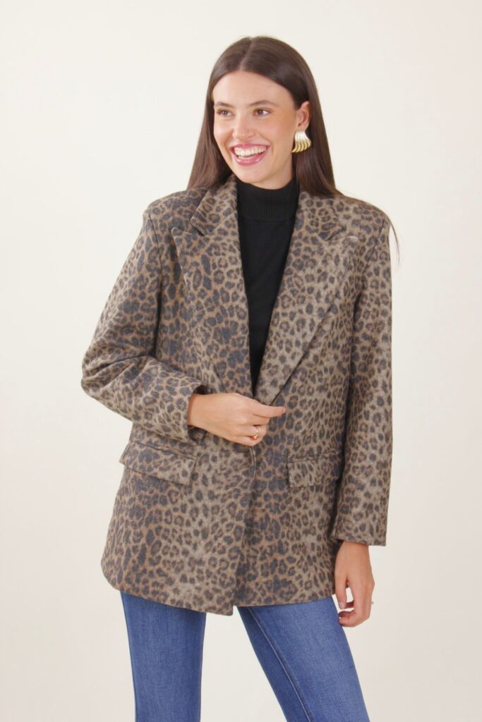 CAPPOTTO MONOPETTO FANTASIA MACULATA - Manchado, S 