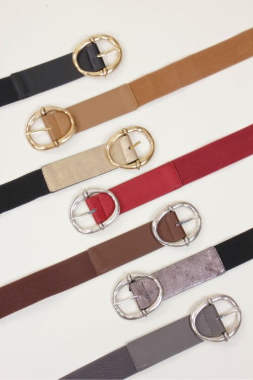 CINTURA CON FIBBIA OVALE