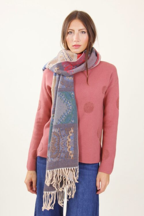 SCIARPA FANTASIA IN PURA VISCOSA