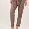 PANTALONI CON FIOCCO IN VITA - Dark Brown, L