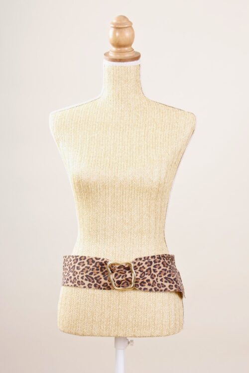 Alternative view of CINTURA IN VERA PELLE  SCAMOSCIATA