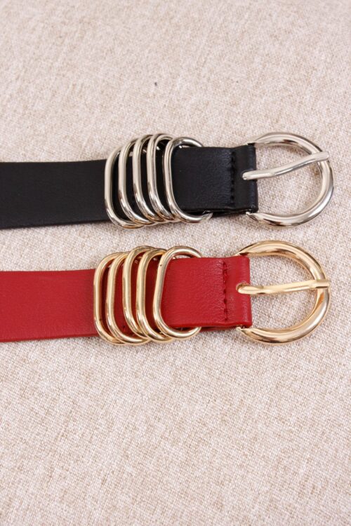 Alternative view of CINTURA CON ANELLI MULTIPLI