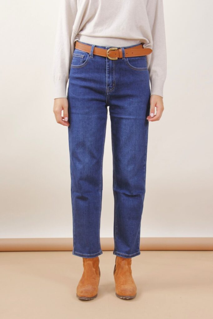 MOM FIT JEANS - Blaue Jeans, M 