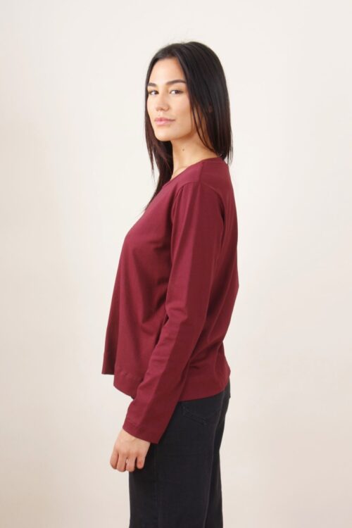 Alternative view of T-SHIRT MANICA LUNGA IN COTONE