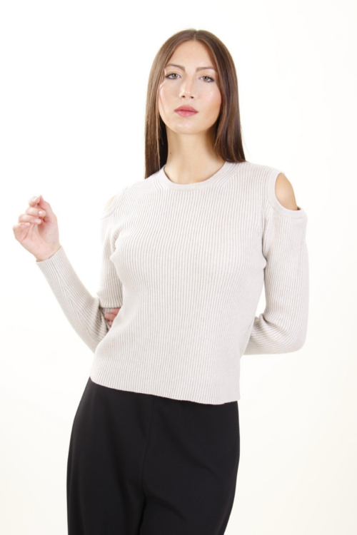 MAGLIA CON SPALLE SCOPERTE