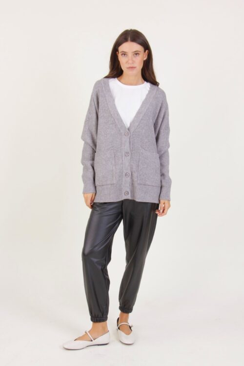 Alternative view of JOGGER IN ECOPELLE