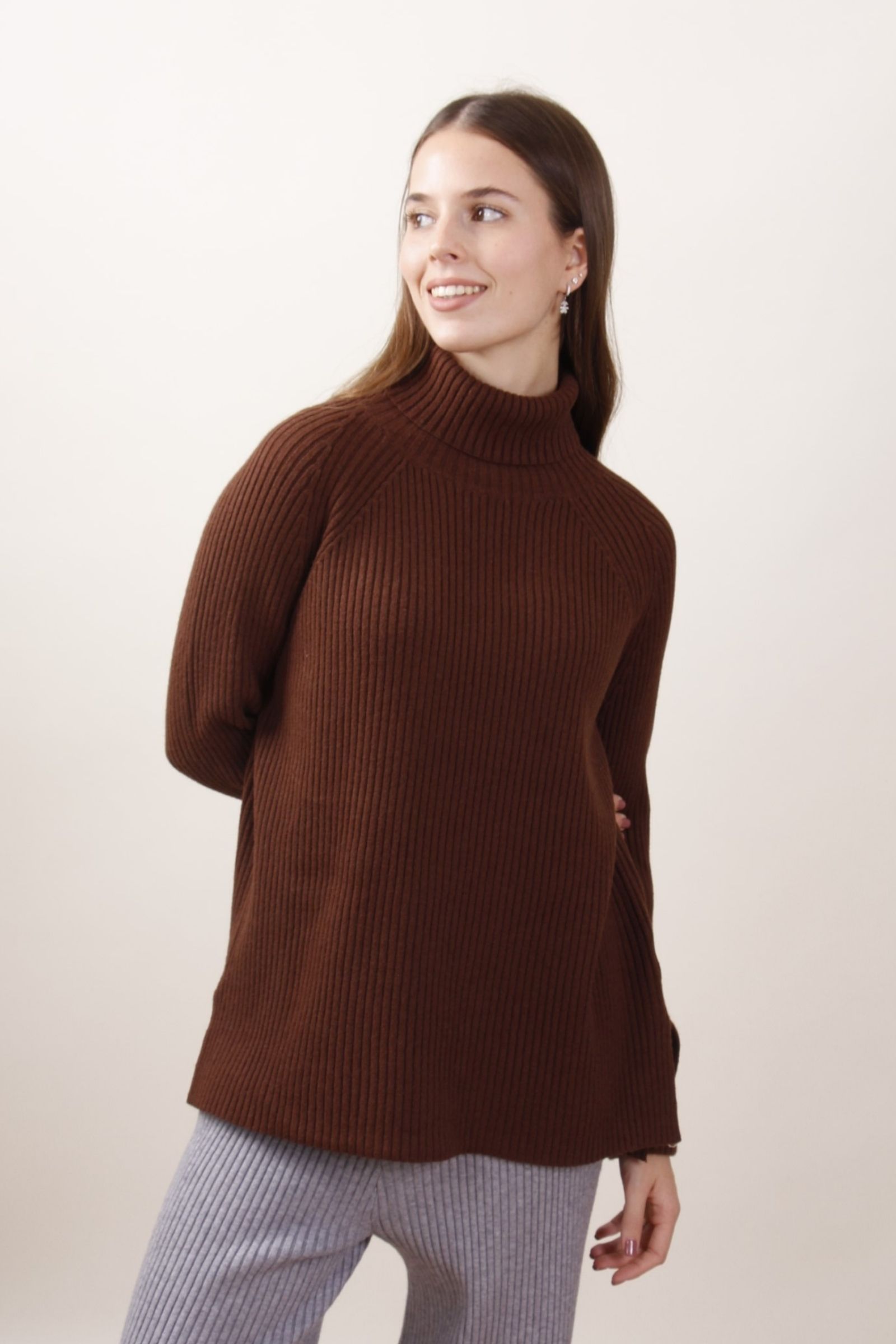 ML23422-80_MORO MAGLIA A COLLO ALTO A COSTINE - Páramo, TU