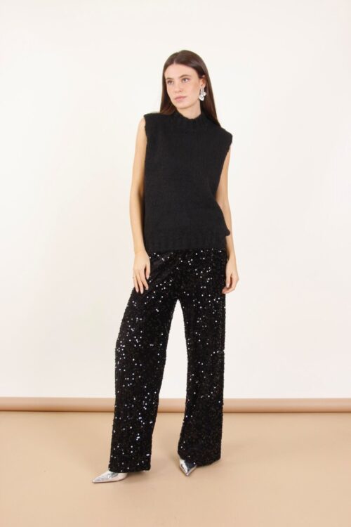 Alternative view of GILET OVERSIZE CON DETTAGLI A  COSTE