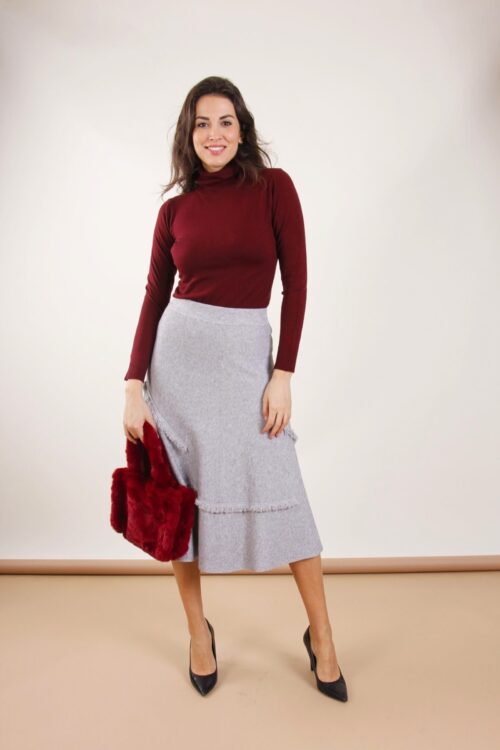 GONNA MIDI IN MAGLIA