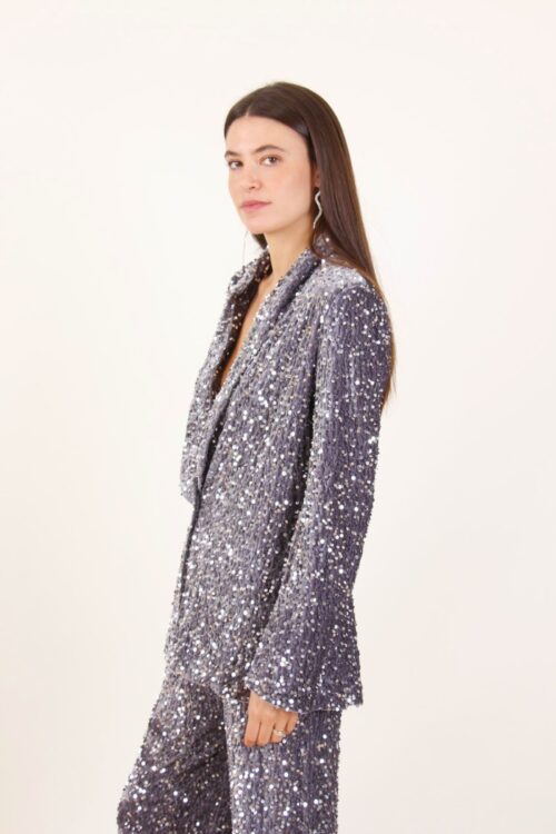 Alternative view of GIACCA IN CINIGLIA CON PAILLETTES