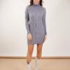 ABITO IN MAGLIA CON TRECCE - Grigio, TU